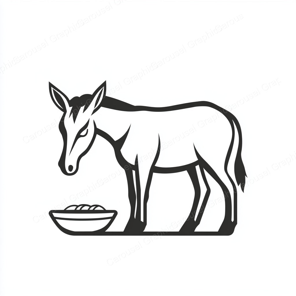 Donkey Vector Graphic preview