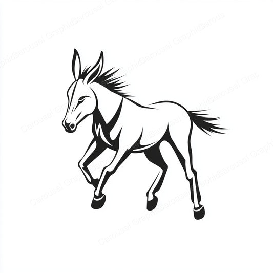 Donkey Vector Graphic preview