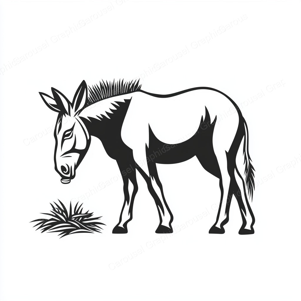Donkey Vector Graphic preview