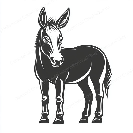 Donkey Vector Graphic preview