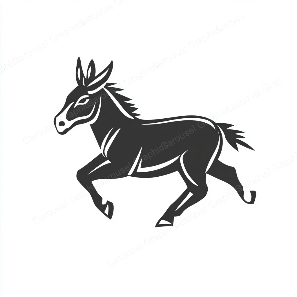 Donkey Vector Graphic preview