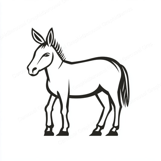 Donkey Vector Graphic preview