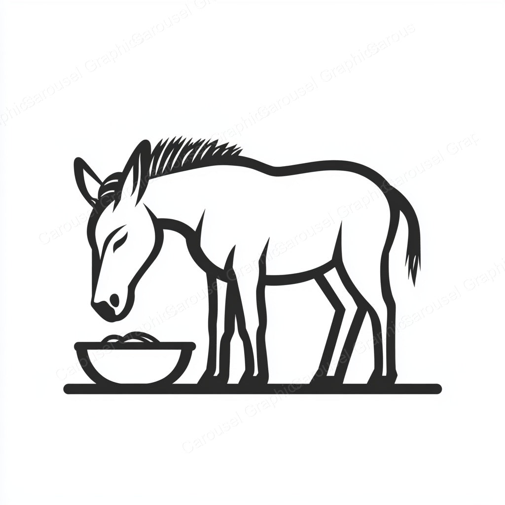 Donkey Vector Graphic preview