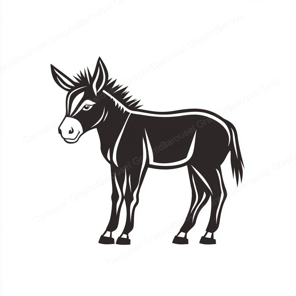 Donkey Vector Graphic preview