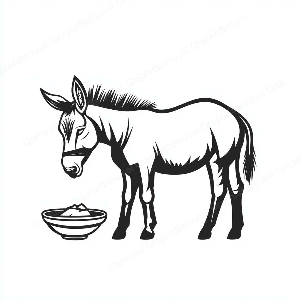 Donkey Vector Graphic preview