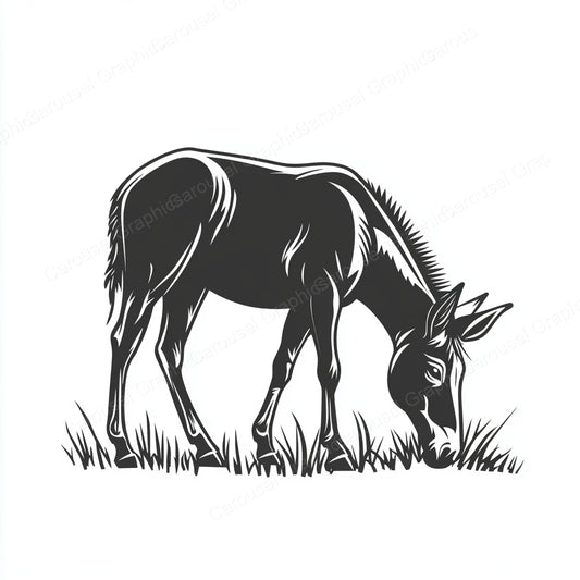 Donkey Vector Graphic preview