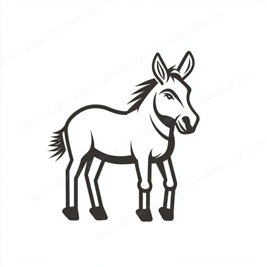 Donkey Vector Graphic preview