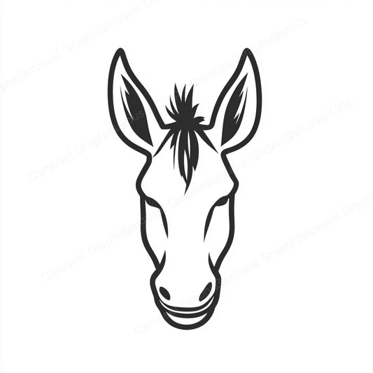 Donkey Vector Graphic preview