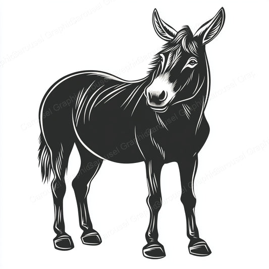 Donkey Vector Graphic preview