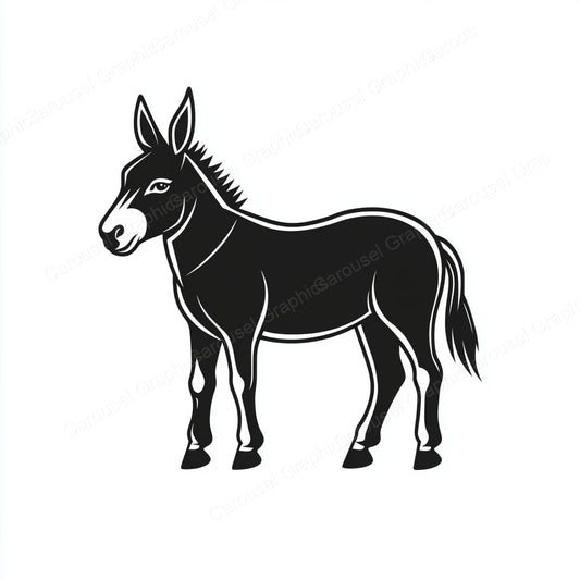 Donkey Vector Graphic preview