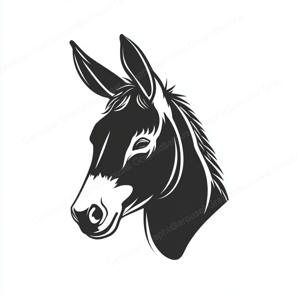 Donkey Vector Graphic preview