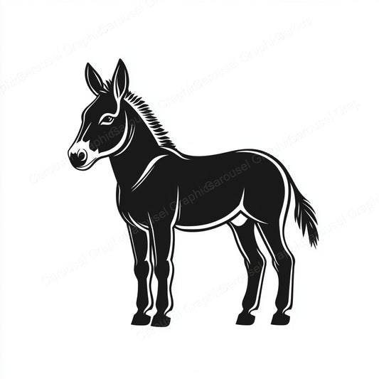 Donkey Vector Graphic preview