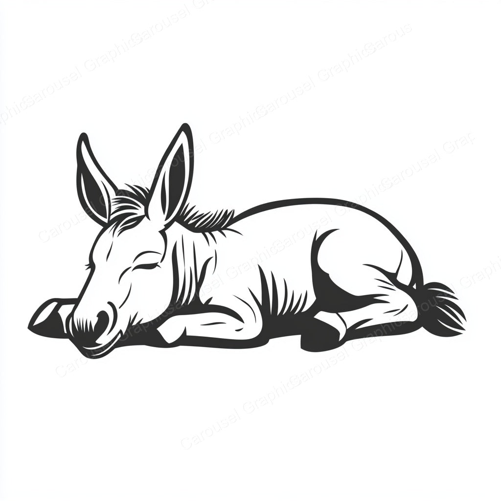 Donkey Vector Graphic preview