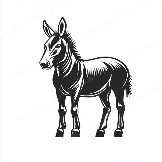 Donkey Vector Graphic preview