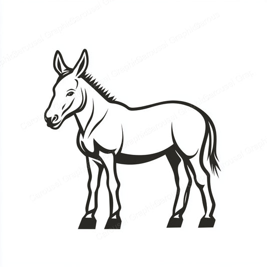 Donkey Vector Graphic preview