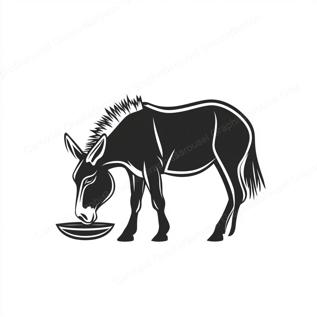 Donkey Vector Graphic preview