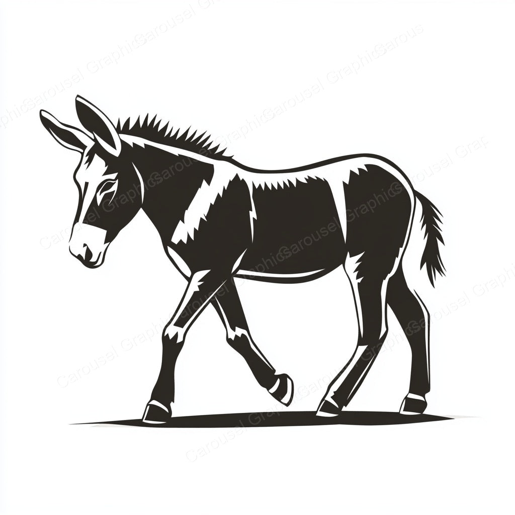 Donkey Vector Graphic preview