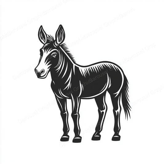 Donkey Vector Graphic preview