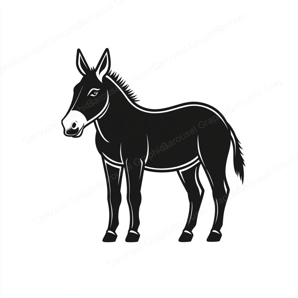 Donkey Vector Graphic preview