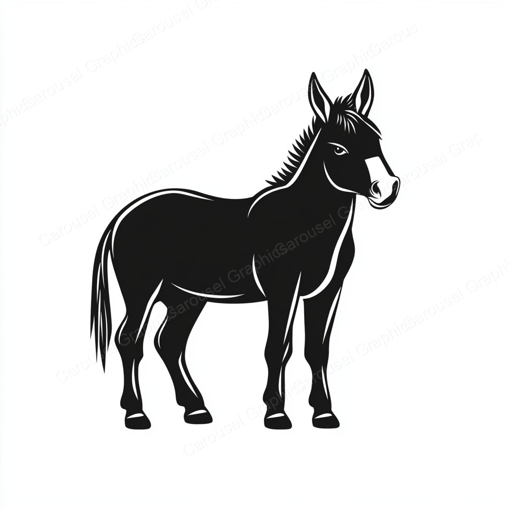 Donkey Vector Graphic preview