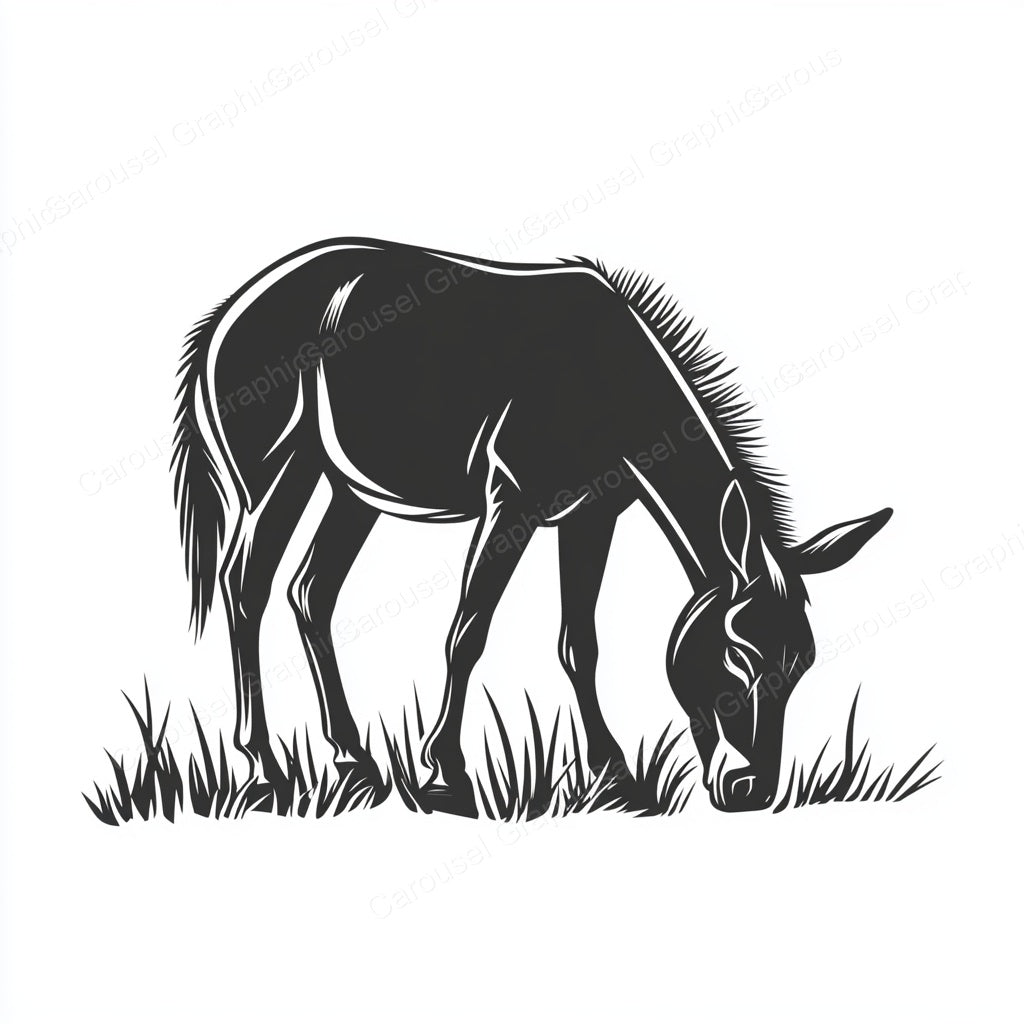 Donkey Vector Graphic preview