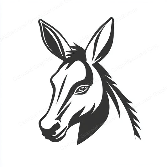 Donkey Vector Graphic preview