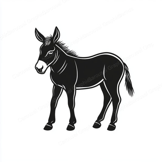 Donkey Vector Graphic preview