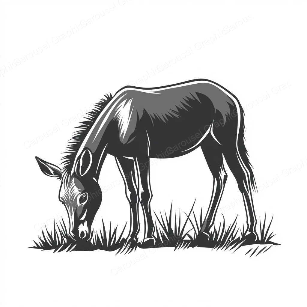 Donkey Vector Graphic preview