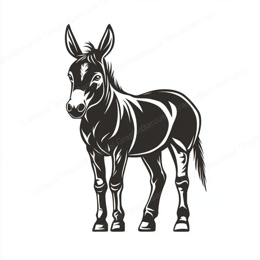 Donkey Vector Graphic preview