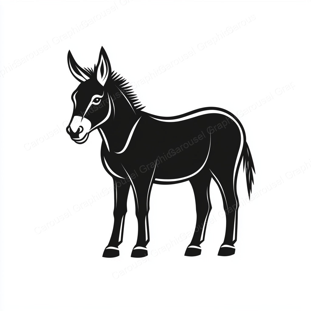 Donkey Vector Graphic preview