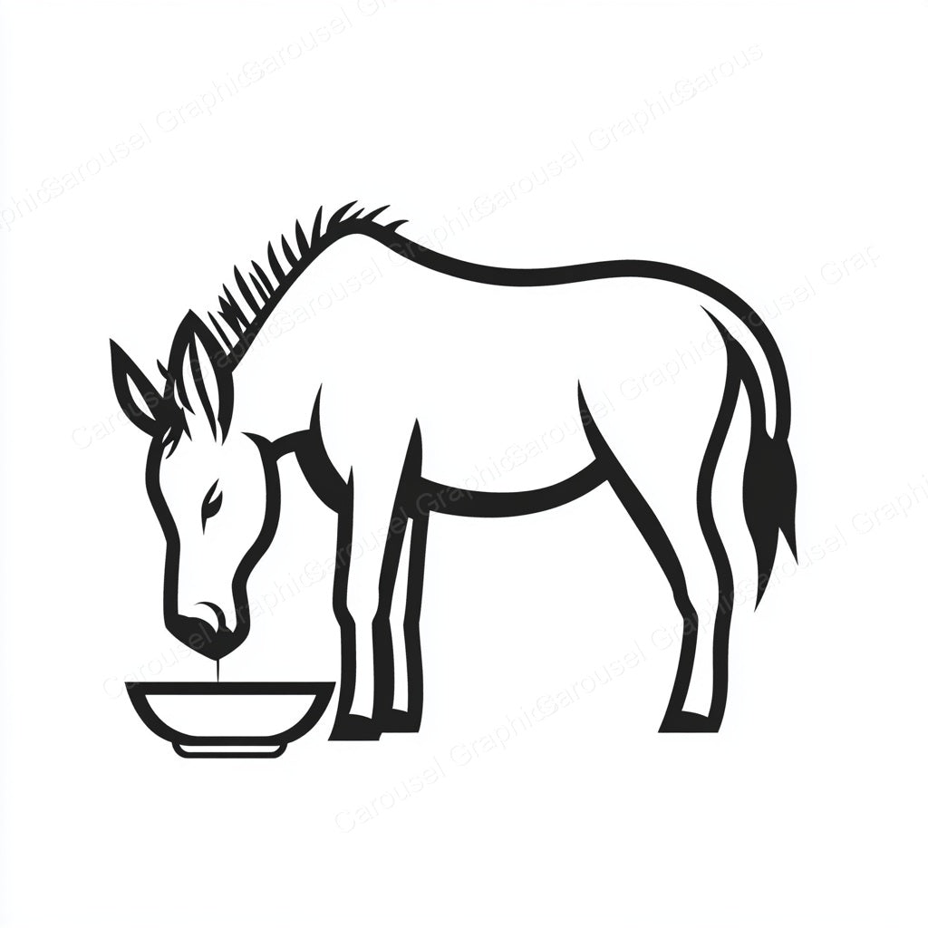Donkey Vector Graphic preview