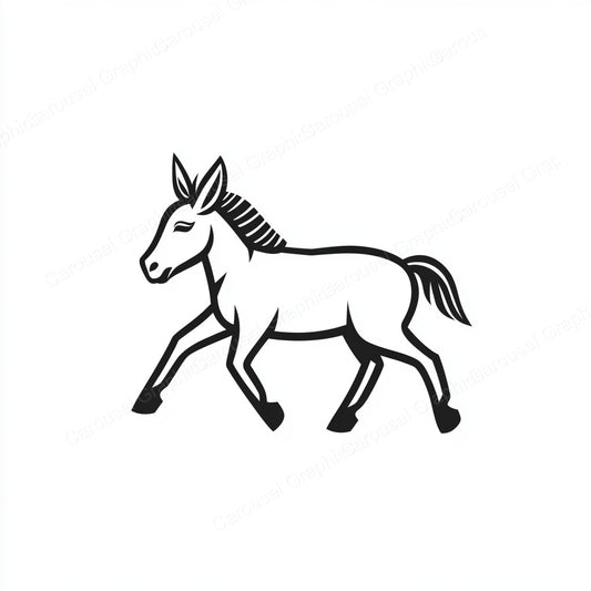 Donkey Vector Graphic preview