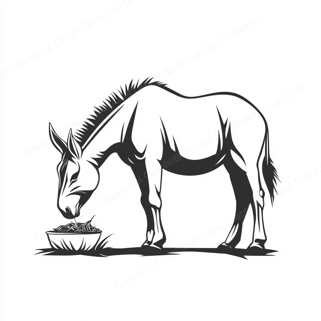 Donkey Vector Graphic preview