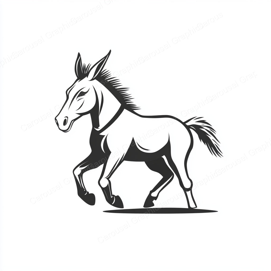 Donkey Vector Graphic preview