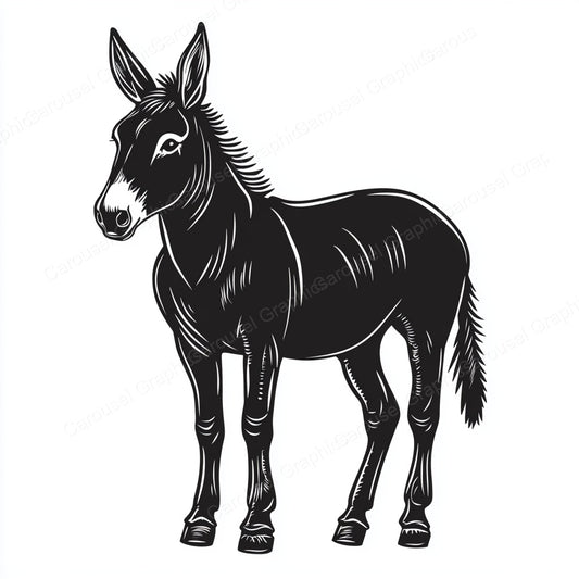 Donkey Vector Graphic preview