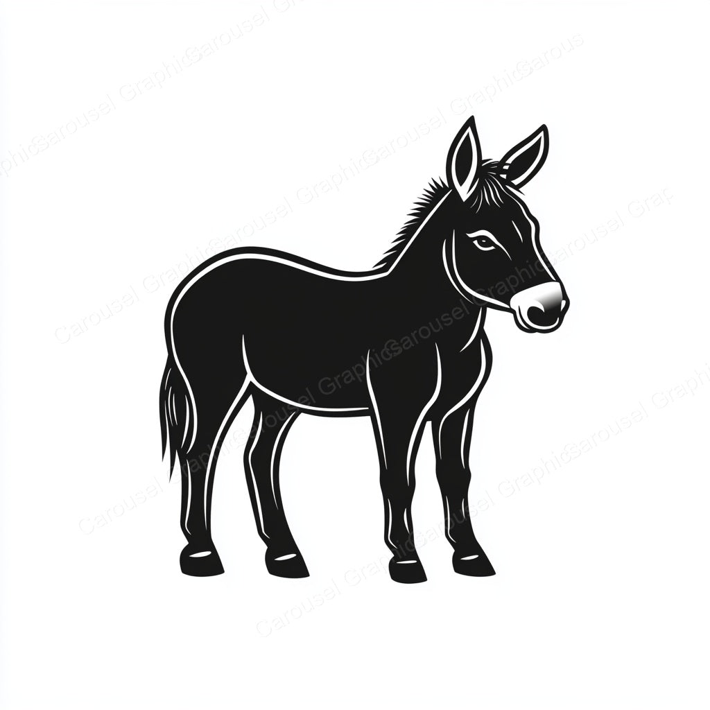 Donkey Vector Graphic preview