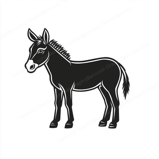Donkey Vector Graphic preview