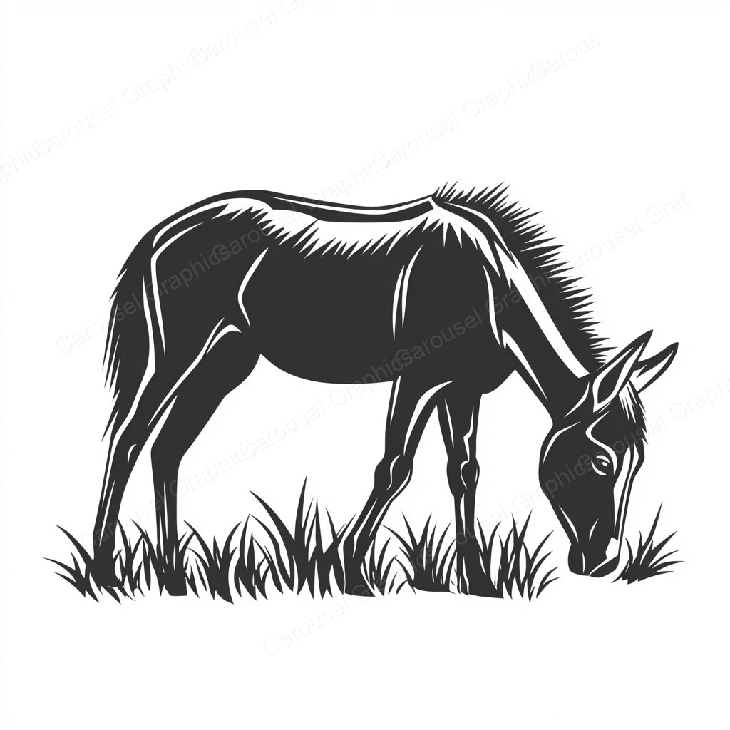 Donkey Vector Graphic preview