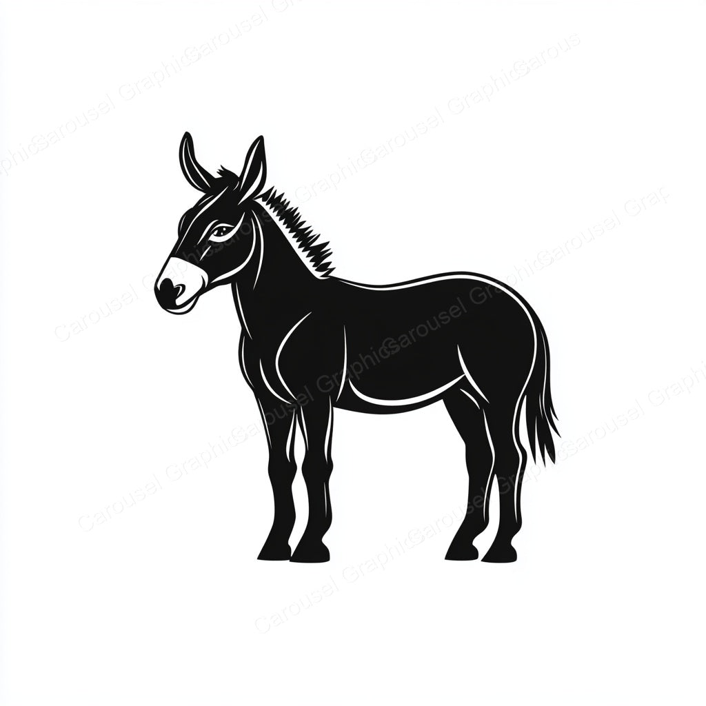 Donkey Vector Graphic preview