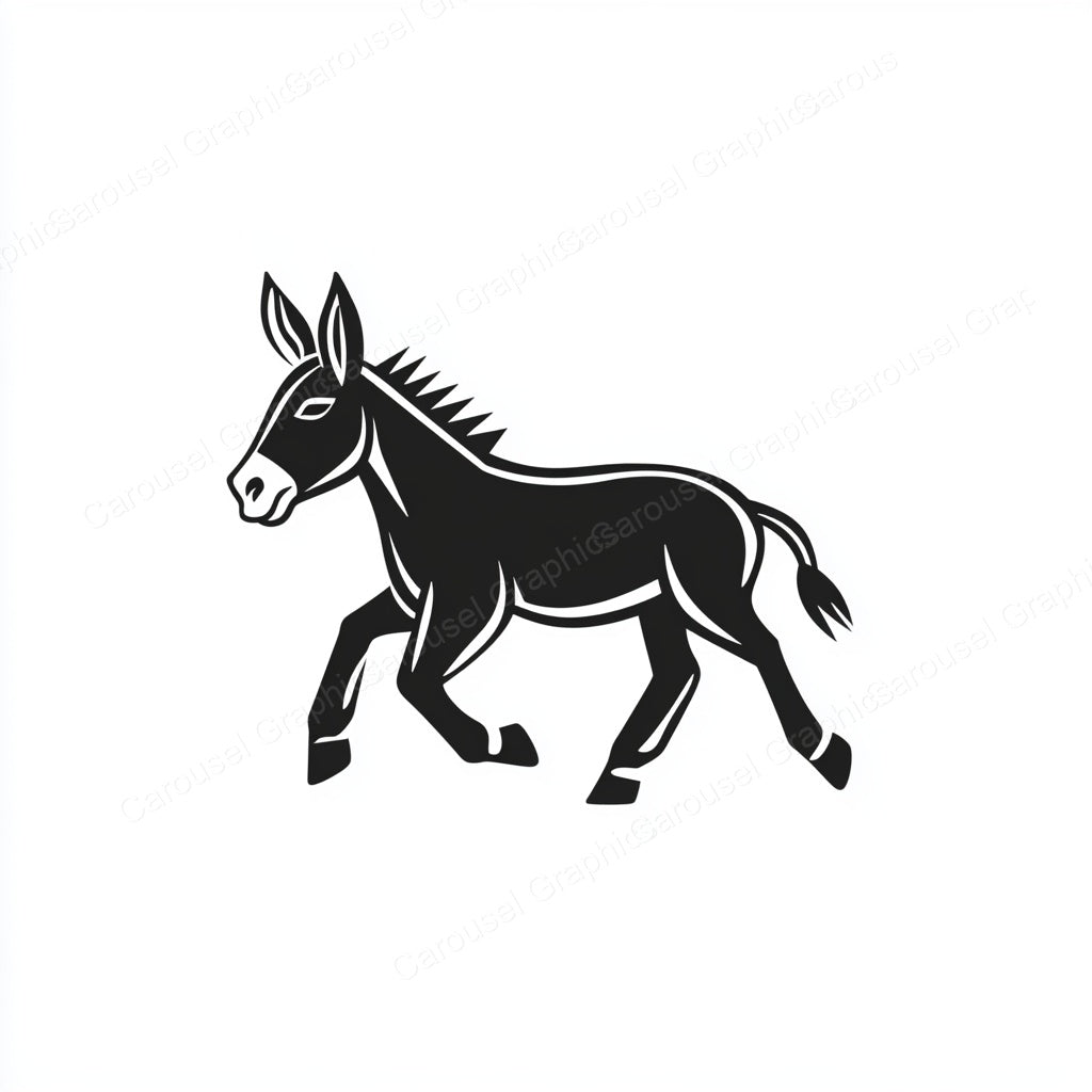 Donkey Vector Graphic preview