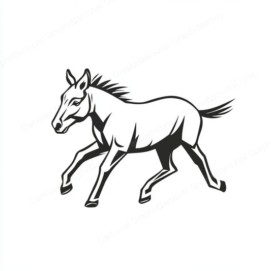 Donkey Vector Graphic preview