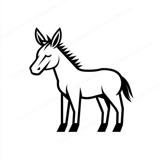 Donkey Vector Graphic preview
