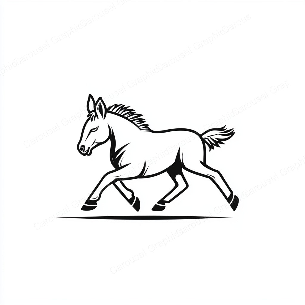 Donkey Vector Graphic preview