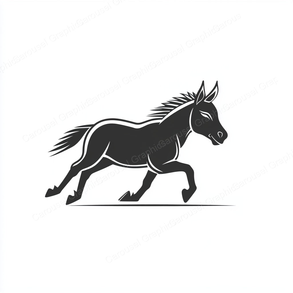 Donkey Vector Graphic preview