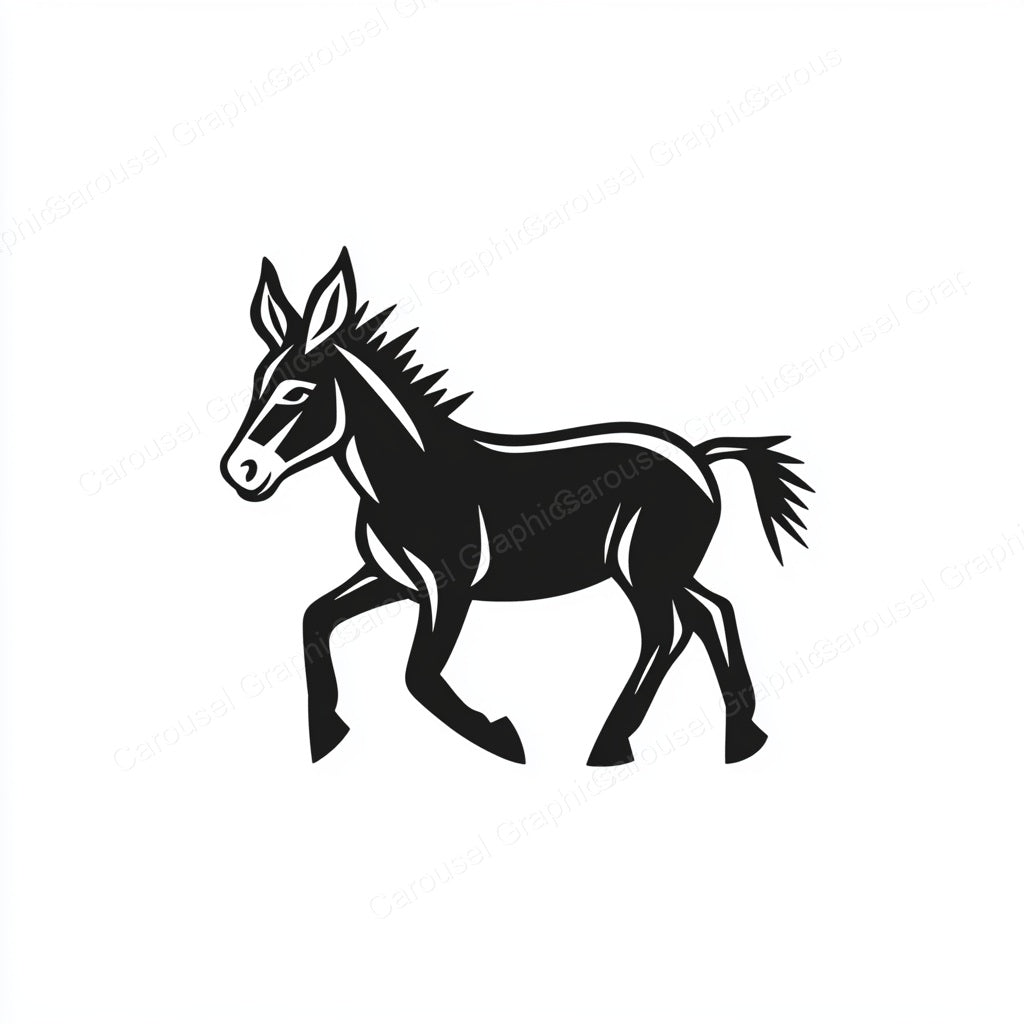 Donkey Vector Graphic preview