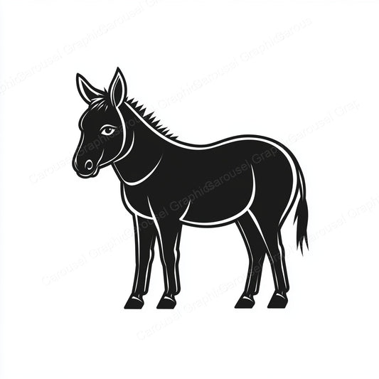 Donkey Vector Graphic preview