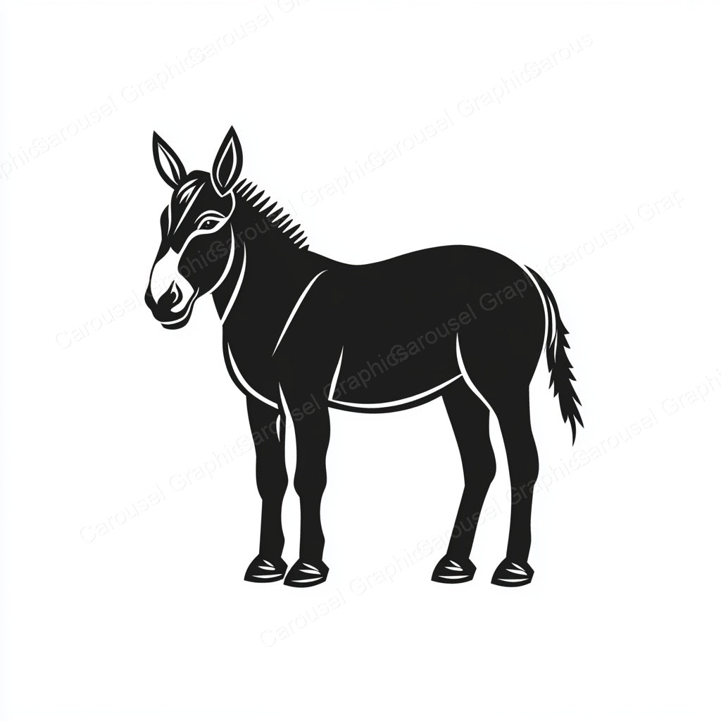 Donkey Vector Graphic preview