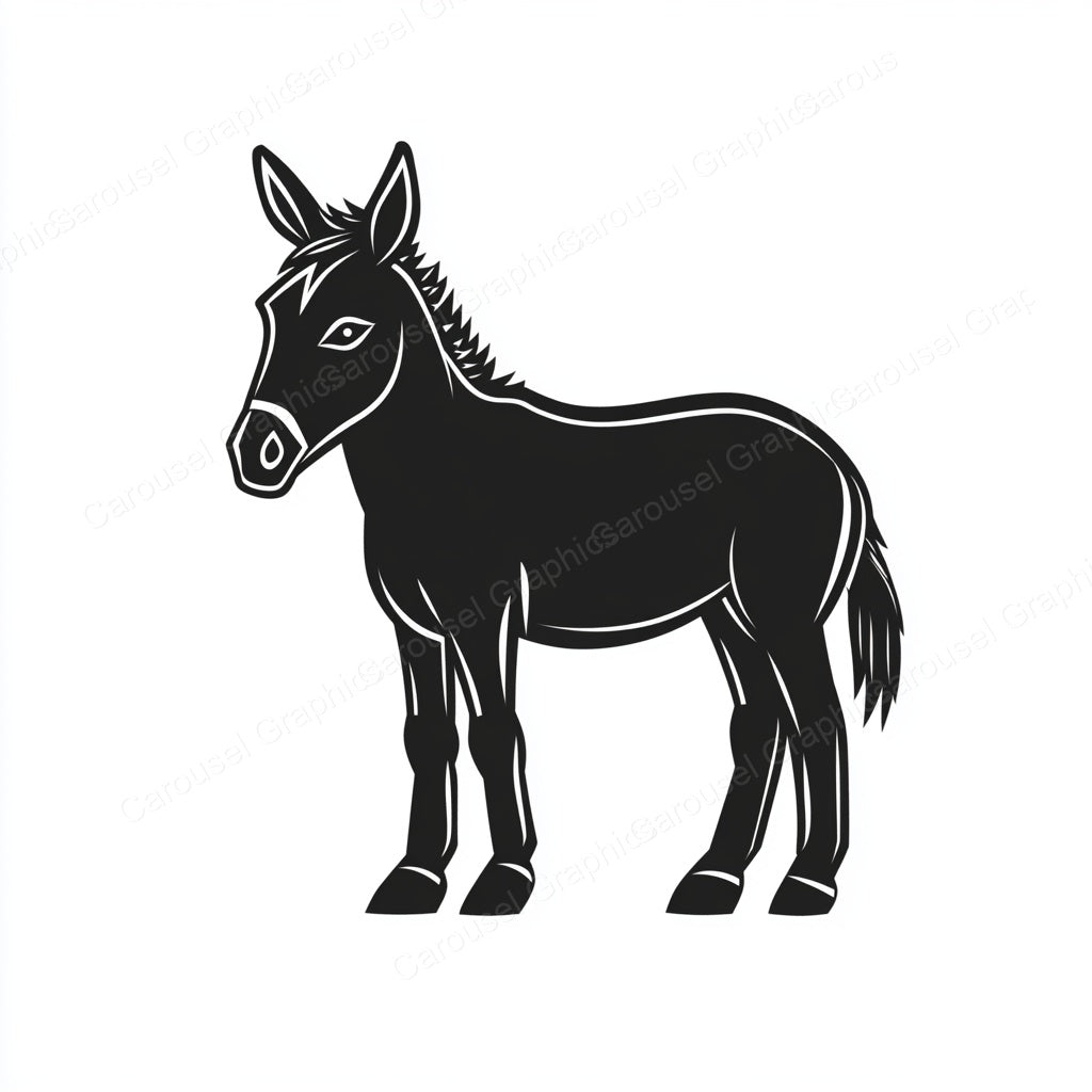 Donkey Vector Graphic preview