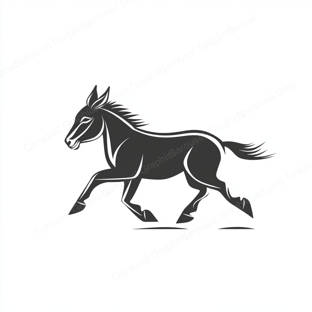 Donkey Vector Graphic preview