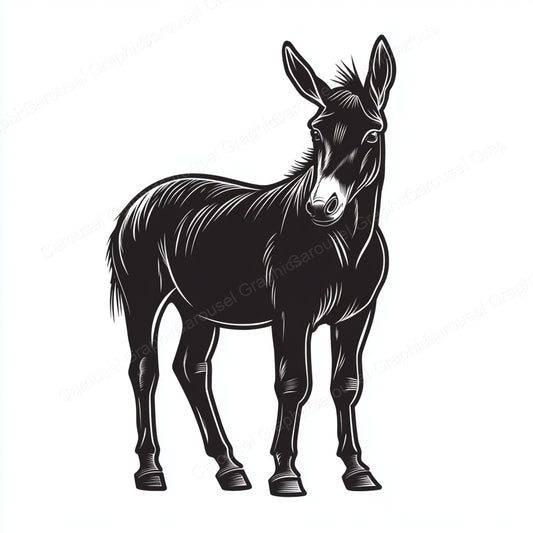Donkey Vector Graphic preview